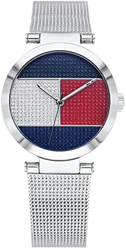 Tommy Hilfiger Quartz Multicolor Dial Silver Mesh Bracelet Watch For Women - 1781866 Authentic Buy Shop Now