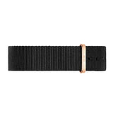 Daniel Wellington Classic Cornwall Black Dial Black Nylon Strap Watch For Women - DW00100148 Authentic Buy Shop Now