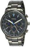 Fossil Goodwin Chrono Analog Black Dial Grey Steel Strap Watch for Men - FS5518 Authentic Buy Shop Now