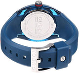 Gucci Sync Quartz Blue Dial Blue Rubber Strap Watch For Men - YA137304 Authentic Buy Shop Now