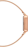Daniel Wellington Quadro Studio Black Dial Rose Gold Mesh Strap Watch For Women - DW00100518 Authentic Buy Shop Now