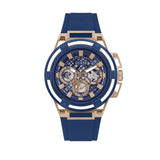 Guess Matrix Multifunction Blue Dial Blue Rubber Strap Watch for Men - GW0423G4 Authentic Buy Shop Now