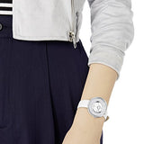 Swarovski Crystalline Pure White Dial White Leather Strap Watch for Women - 5275046 Authentic Buy Shop Now