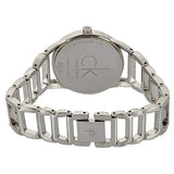 Calvin Klein Stately Silver Dial Silver Steel Strap Watch for Women - K3G23128 Authentic Buy Shop Now