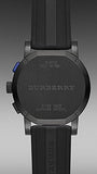 Burberry The City Chronograph Black Dial Black Rubber Strap Watch For Men - BU9806 Authentic Buy Shop Now