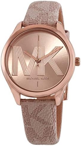 Michael Kors Jaycie Quartz Rose Gold Dial Pink Leather Strap Watch for Women - MK2879 Authentic Buy Shop Now