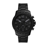 Fossil Bowman Chronograph Black Dial Black Steel Strap Watch for Men - FS5603 Authentic Buy Shop Now