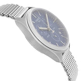 Tissot PR 100 Chronograph Blue Dial Silver Mesh Bracelet Watch for Men - T101.417.11.041.00 Authentic Buy Shop Now