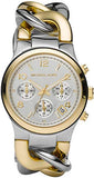 Michael Kors Runway White Dial Two Tone Steel Strap Watch for Women - MK3199 Authentic Buy Shop Now