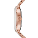 Michael Kors Portia Rose Gold Dial Rose Gold Steel Strap Watch for Women - MK3640 Authentic Buy Shop Now