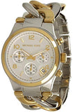 Michael Kors Runway White Dial Two Tone Steel Strap Watch for Women - MK3199 Authentic Buy Shop Now