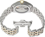 Tissot Ballade Powermatic 80 Mother of Pearl Silver Dial Two Tone Steel Strap Watch For Women - T108.208.22.117.00 Authentic Buy Shop Now