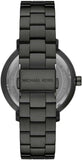 Michael Kors Blake Three-Hand Black Dial Black Steel Strap Watch for Men - MK9135 Authentic Buy Shop Now