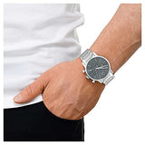 Calvin Klein City Chronograph Black Dial Silver Steel Strap Watch for Men - K2G27143 Authentic Buy Shop Now