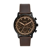 Fossil Goodwin Chronograph Brown Dial Brown Leather Strap Watch for Men - FS5529 Authentic Buy Shop Now