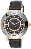Swarovski Octea Lux Black Dial Black Leather Strap Watch for Women - 5414410 Authentic Buy Shop Now