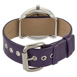 Marc Jacobs Marc Purple Dial Purple Leather Strap Watch for Women - MBM8530 Authentic Buy Shop Now