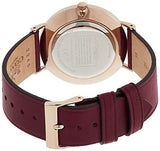 Coach Perry Red Dial Red Leather Strap Watch for Women - 14503852 Authentic Buy Shop Now
