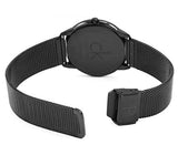 Calvin Klein Minimal Black Dial Black Mesh Bracelet Watch for Men - K3M214B1 Authentic Buy Shop Now