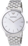 Emporio Armani Classic Quartz Silver Dial Silver Steel Strap Watch For Men - AR1745 Authentic Buy Shop Now