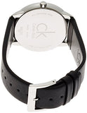 Calvin Klein Minimal Black Dial Black Leather Strap Watch for Men - K3M211C4 Authentic Buy Shop Now