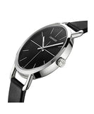Calvin Klein Even Black Dial Black Leather Strap Watch for Women - K7B231CZ Authentic Buy Shop Now