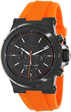 Michael Kors Dylan Chronograph Grey Dial Orange Rubber Strap Watch for Men - MK8296 Authentic Buy Shop Now