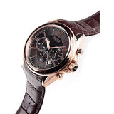 Hugo Boss Driver Sport Chronograph Brown Dial Brown Leather Strap Watch for Men - 1513093 Authentic Buy Shop Now