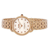 Coach Delancey White Dial Rose Gold Steel Strap Watch for Women - 14502783 Authentic Buy Shop Now