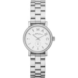 Marc Jacobs Baker White Dial Silver Steel Strap Watch for Women - MBM3246 Authentic Buy Shop Now
