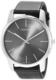 Calvin Klein City Black Dial Black Leather Strap Watch for Men - K2G21107 Authentic Buy Shop Now