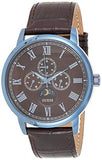 Guess Delancy Analog Brown Dial Brown Leather Strap Watch For Men - W0870G3 Authentic Buy Shop Now