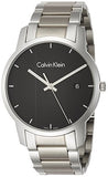 Calvin Klein City Chronograph Black Dial Silver Steel Strap Watch for Men - K2G2G14Y Authentic Buy Shop Now