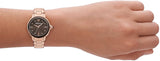 Emporio Armani Mia Quartz Brown Dial Rose Gold Steel Strap Watch For Women - AR11570 Authentic Buy Shop Now