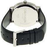 Calvin Klein Posh Black Dial Black Leather Strap Watch for Men - K8Q311C1 Authentic Buy Shop Now