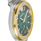 Versace Greca Green Dial Silver Steel Strap Watch for Men - VEVI00420 Authentic Buy Shop Now