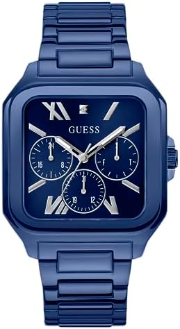 Guess Dress Multifunction Blue Dial Blue Steel Strap Watch for Men - GW0631G3 Authentic Buy Shop Now