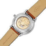 Fossil Neutra Automatic Luggage Skeleton Blue Dial Brown Leather Strap Watch for Men - ME3160 Authentic Buy Shop Now