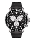 Tissot Seastar 1000 Chronograph Black Dial Black Rubber Strap Watch For Men - T120.417.17.051.00 Authentic Buy Shop Now