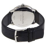Calvin Klein Minimal Silver Dial Black Leather Strap Watch for Men - K3M221CY Authentic Buy Shop Now