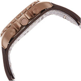 Fossil Nate Chronograph Gold Dial Brown Leather Strap Watch for Men - JR1495 Authentic Buy Shop Now