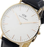 Daniel Wellington Classic Reading White Dial Black Leather Strap Watch For Women - DW00100041 Authentic Buy Shop Now