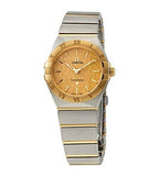 Omega Constellation Manhattan Yellow Dial Two Tone Steel Strap Watch for Women - 131.20.28.60.08.001 Authentic Buy Shop Now