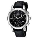 Tissot Dressport Chronograph Black Dial Black Leather Strap Watch for Women - T050.217.17.057.00 Authentic Buy Shop Now