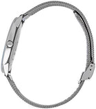 Calvin Klein Minimal Silver Dial Silver Mesh Bracelet Watch for Men - K3M2112Z Authentic Buy Shop Now
