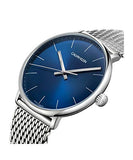 Calvin Klein High Noon Quartz Blue Dial Silver Mesh Bracelet Watch for Men - K8M2112N Authentic Buy Shop Now