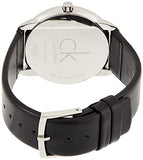 Calvin Klein Minimal Black Dial Black Leather Strap Watch for Men - K3M211C4 Authentic Buy Shop Now