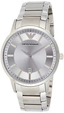 Emporio Armani Classic Quartz Silver Dial Silver Steel Strap Watch For Men - AR2478 Authentic Buy Shop Now