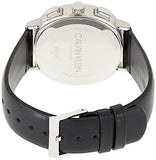 Calvin Klein Posh Black Dial Black Leather Strap Watch for Men - K8Q371C1 Authentic Buy Shop Now