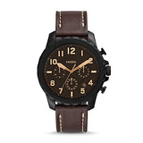 Fossil Bowman Chronograph Brown Dial Brown Leather Strap Watch for Men - FS5601 Authentic Buy Shop Now